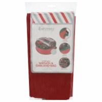 Whitmor Christmas Wreath & Garland Storage Bag - Red Perspective: Main