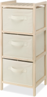 Whitmor 3-Drawer Storage Chest - Cream Perspective: Main