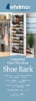 Whitmor Over-The-Door Hanging Shoe Rack - Gunmetal Perspective: Main