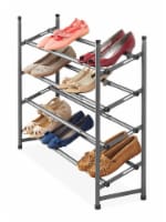 Whitmor 4-Tier Shoe Rack - Gunmetal Gray Perspective: Main