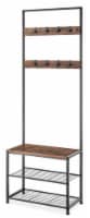 Whitmor Modern Industrial Entryway Tower and Bench Organizer