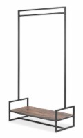 Whitmor Modern Industrial Garment Rack - Natural/Black Perspective: Main