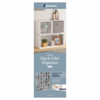 Whitmor Clip & Cube Organizer - White Perspective: Main