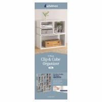 Whitmor Clip & Cube Organizer - White Perspective: Main