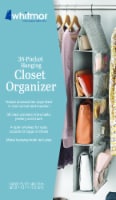 Whitmor Multi-Purpose Hanging Storage Organizer- Space Dyed Perspective: Main