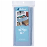 Whitmor Fabric Storage Bin - Blue Fog