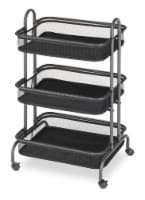 Whitmor 3-Tier Metal Shelf Cart