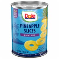 Dole® Canned Pineapple Slices Fruit In Heavy Syrup Perspective: Main