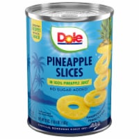 Dole® Canned Pineapple Slices Fruit In 100% Pineapple Juice