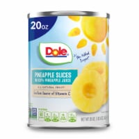 DOLE® Canned Pineapple Slices Fruit in 100% Pineapple Juice
