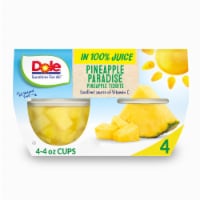 DOLE® FRUIT BOWLS® Pineapple Tidbits in 100% Pineapple Juice Cups