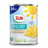 DOLE® Canned Pineapple Tidbits Fruit in 100% Pineapple Juice