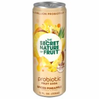 The Secret Nature of Fruit™ Spiced Pineapple Probiotic Fruit Soda