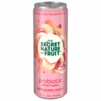 The Secret Nature of Fruit™ Refreshing Peach Probiotic Fruit Soda