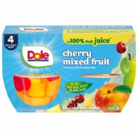 Dole® Fruit Bowls® Cherry Mixed Fruit In 100% Juice Cups Perspective: Main