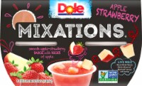 Dole Mixations Apple Strawberry Fruit Cups Perspective: Main