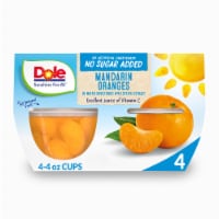 DOLE® FRUIT BOWLS® Mandarin Oranges with No Sugar Added Cups