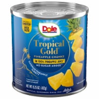 Dole® Canned Tropical Gold® Pineapple Chunks in 100% Pineapple Juice