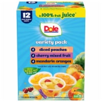 Dole® Fruit Bowls® in 100% Juice Cups Variety Pack Perspective: Main