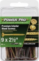 Hillman Power Pro #9 Extra Large Interior Wood Screw Perspective: Main