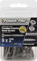 Hillman XL Power Pro Premium Stainless Steel Exterior Screws Perspective: Main