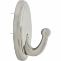 Hillman High and Mighty Capacity Satin Nickel Oval Decorative Hook