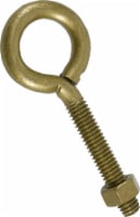 Hillman Durasteel Eye Bolt with Hex Nut - Gold Perspective: Main