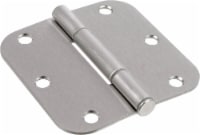 Hillman Squeak-Proof Door Hinges - 3 pc - Satin Nickel Perspective: Main