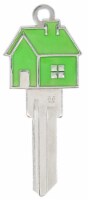 Hillman 66-KW1 Glow In Dark Home Key Perspective: Main