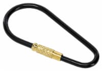 Hillman Sanitas Brass Knurled Keyring Perspective: Main