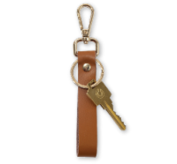 Hillman Sanitas Leather Strap Key Chain Perspective: Main