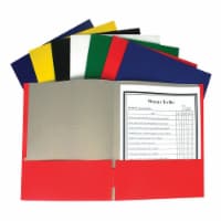 Paper Portfolio Without Prongs, Assorted, 1 Each