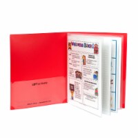 C-Line Classroom Connector Multi-Pocket Folders Red 15/Box (CLI32304)