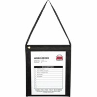 C-Line Products  9 x 12 in. Fabric Hanging Strap Shop Ticket Holder - Pack of 15