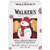 Walker's® Mini Shortbread Festive Shapes 3D Gift Box Perspective: Main