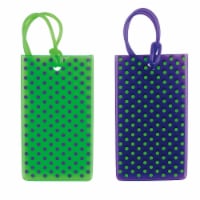 Travel Smart Printed Jelly Tags - Green / Blue