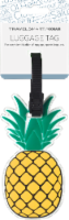 Travel Smart Pineapple Rubber Tag