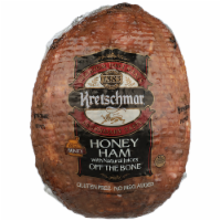 Kretschmar Off The Bone Honey Ham Fresh Sliced Deli Meat Perspective: Main