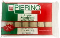 Pierino Large Manicotti with Cheese Perspective: Main