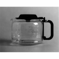 Medelco GL220 12 Cup Universal Replacement Coffee Carafe with Black Handle & Lid