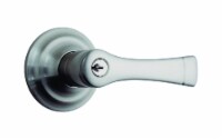 Brinks Push Pull Rotate Harper Satin Nickel Entry Lever ANSI Grade 2 KW1 1.75 in. - Total