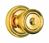 Brinks Push Pull Rotate Barrett Polished Brass Entry Knob ANSI Grade 2 KW1 1.75 in. Brinks Push Pull Rotate Barrett Polished Brass Entry Knob ANSI Grade 2 KW1 1.75 in.