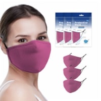 Grand Fusion Adult Non-Medical Mask with Filter - 3 PACK Pink