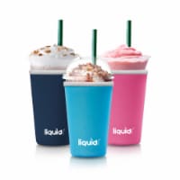 Grand Fusion Reusable Neoprene Coffee Cup Sleeve. Frapp-Wrap 3 Pack Set (Assorted Colors)