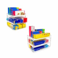 Life Story 3 Drawer Stackable Shelf Organizer Plastic Storage Drawers,  White, 1 Piece - Kroger