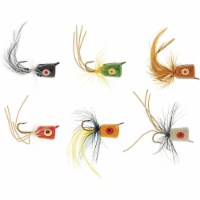 SouthBend 6-Piece Assorted Poppers Fishing Lure Kit SBPOP6