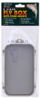 Crystal River 2 Sided Fly Box - Clear/Gray Perspective: Main