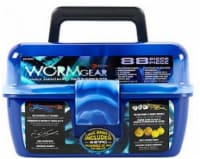 WormGear Tackle Box - 88-Piece - Blue Perspective: front