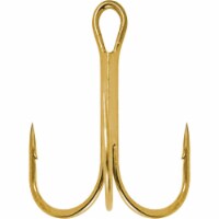 South Bend® Size 14 Gold Treble Fishing Hooks Perspective: Main