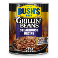 Bush's Steakhouse Recipe Grillin' Beans 22 oz Perspective: Main